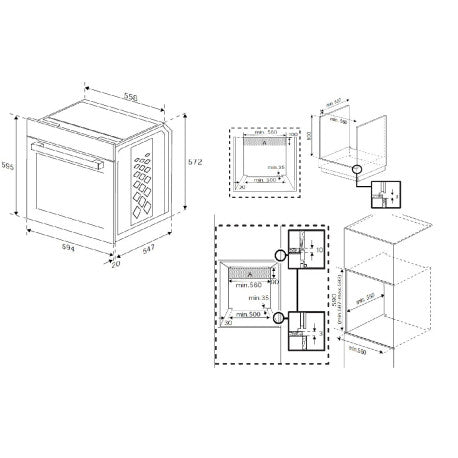 Brandt multifunction fan oven