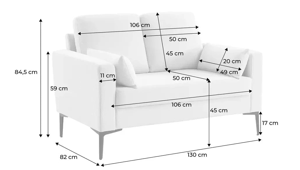 Bjorn 2-seater sofa