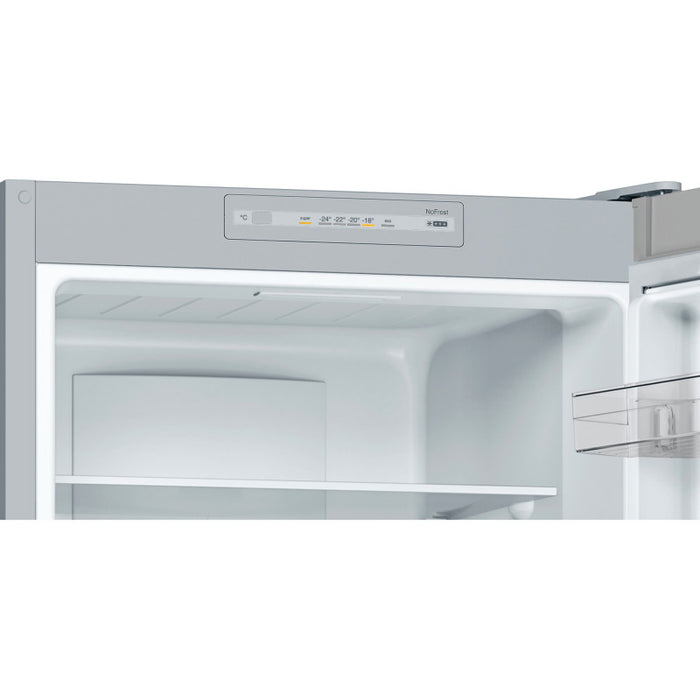 Réfrigérateur combiné 280 L inox Bosch