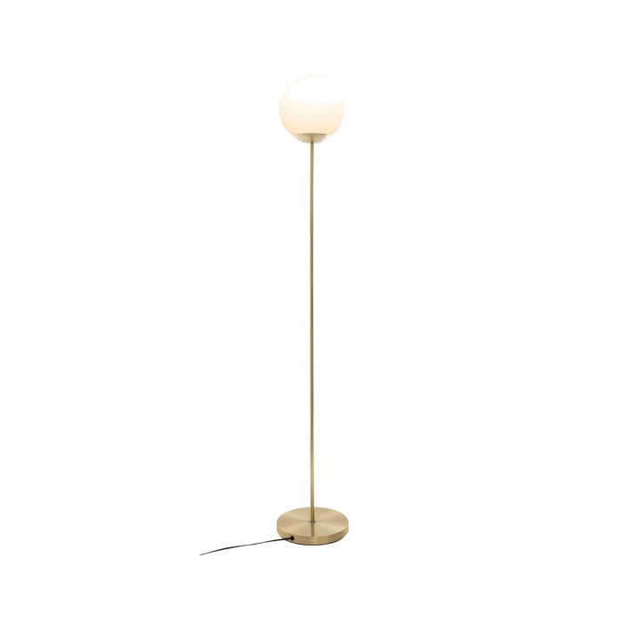 Lampadaire métal effet laiton Didi rond