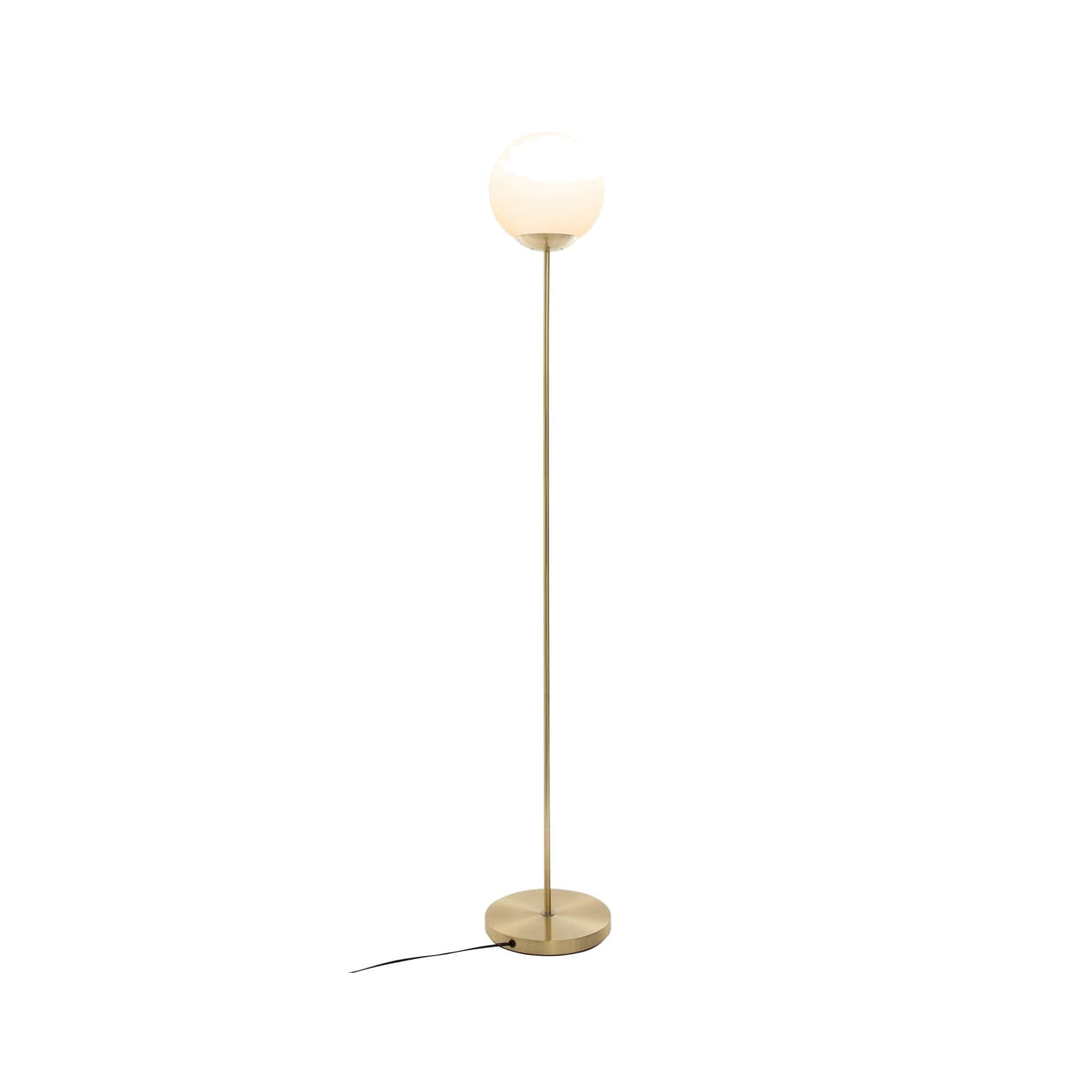 Lampadaire métal effet laiton Didi rond