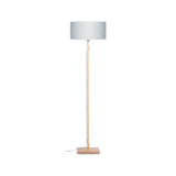 Lampadaire bambou et lin Fuji