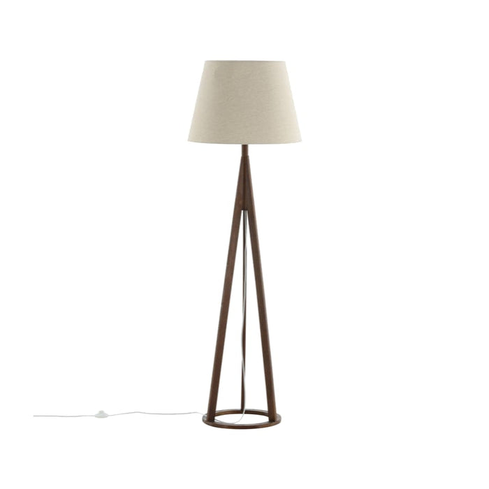 Lampadaire bois d'hévéa Kona