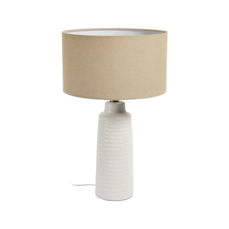 Lampe à poser céramique blanche Baza