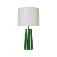 Lampe à poser céramique et lin Gian - NV GALLERY