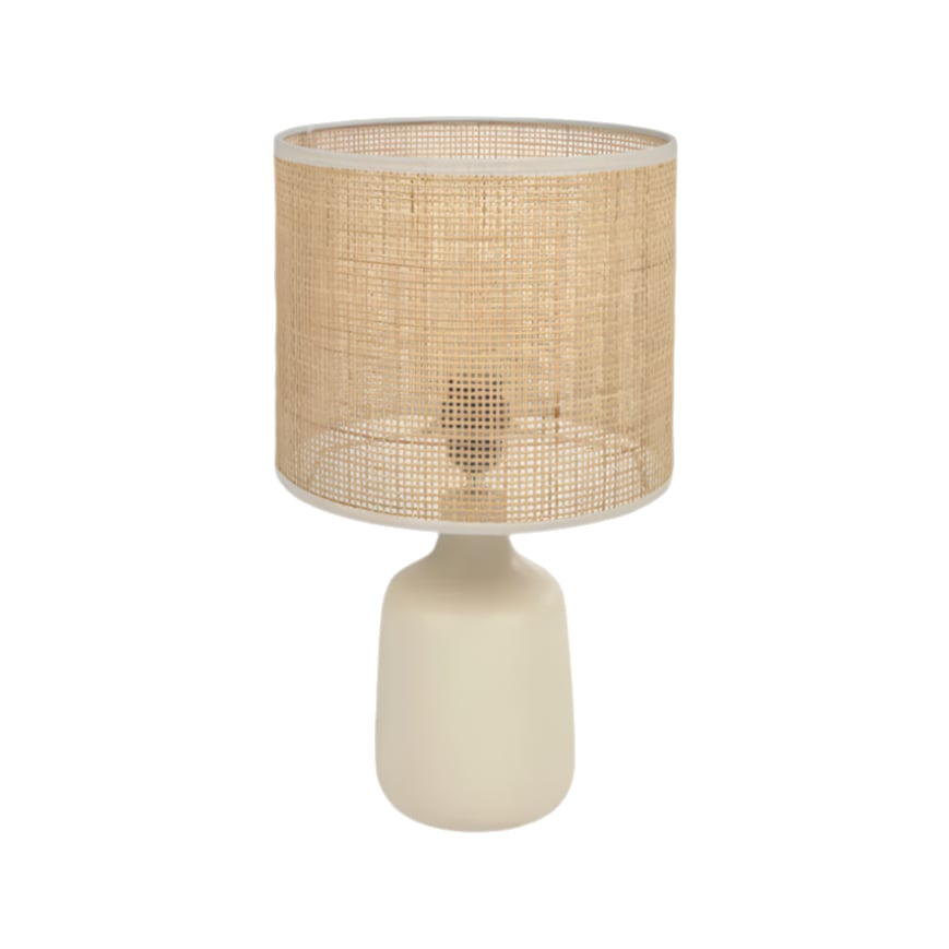 Lampe à poser céramique blanche Nerva