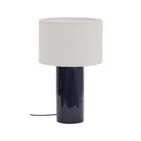 Lampe à poser céramique bleue Tamarit