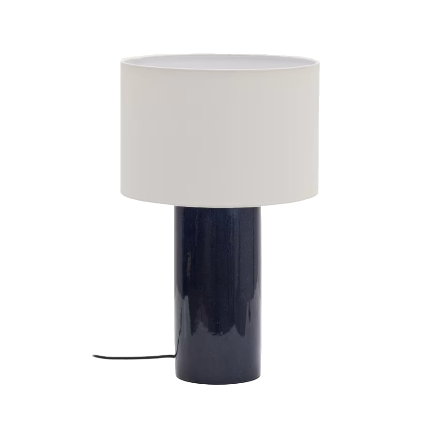 Lampe à poser céramique bleue Tamarit
