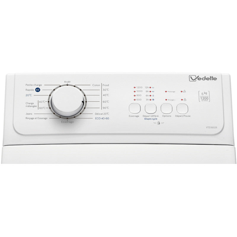 Lave-linge top - Vedette