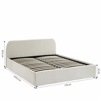 Lit coffre bouclette Chanas