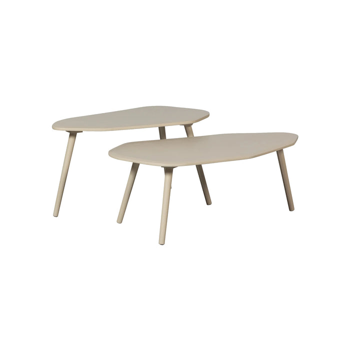 Lot de tables basses bois Davina