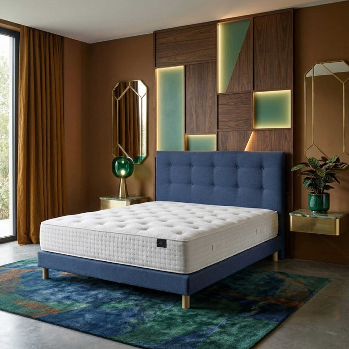 Matelas Sóller à ressorts ensachés et mémoire de forme – vue d'ensemble