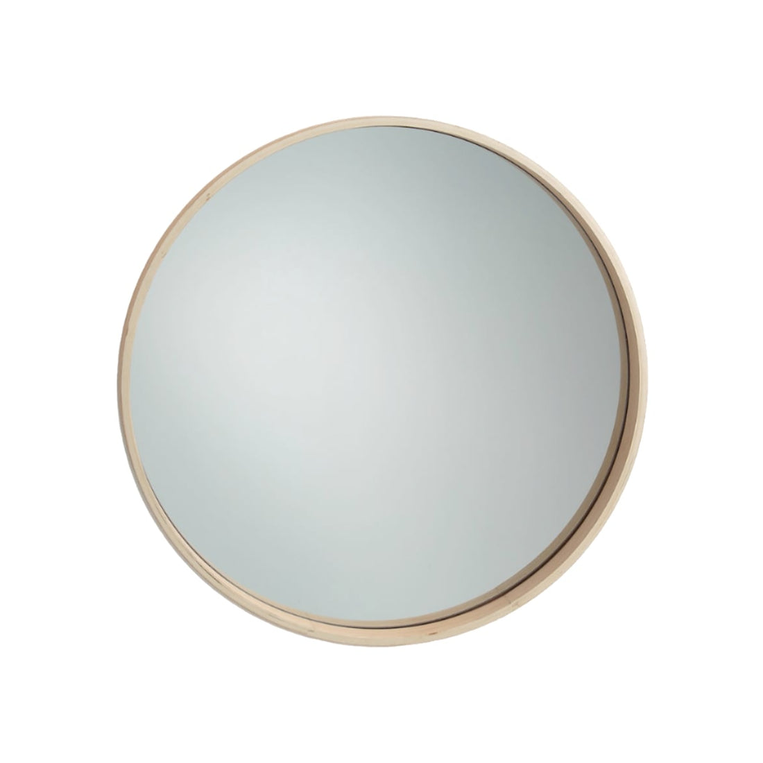 Miroir rond métal noir Alaria 59 cm