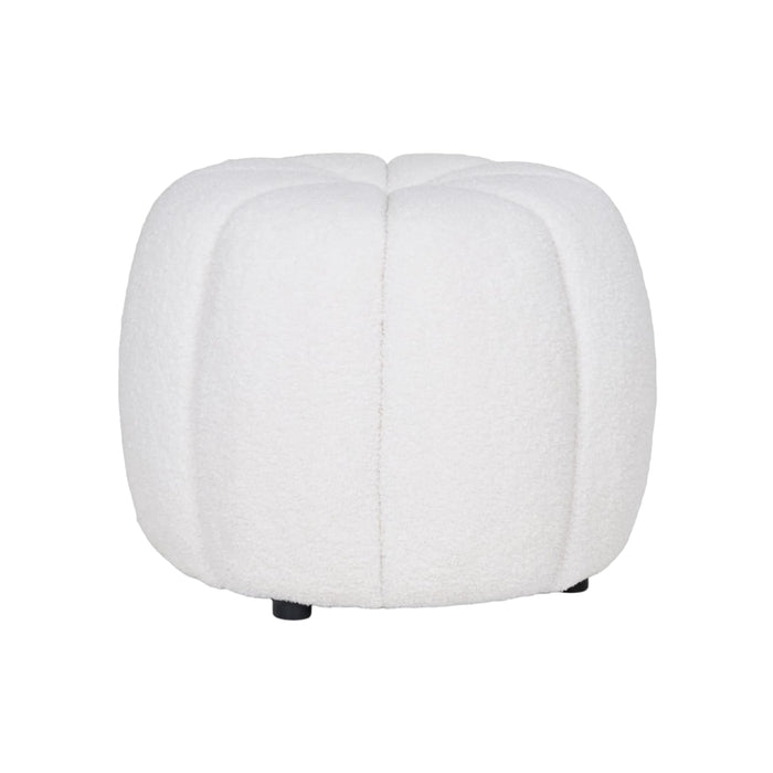 Pouf velours côtelé Paisley