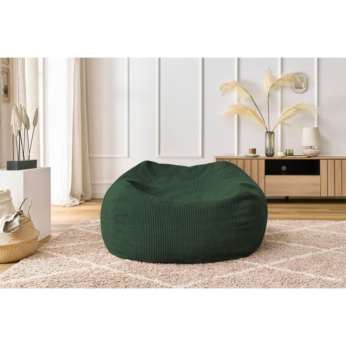 Pouf velours côtelé Voltaire - Bobochic