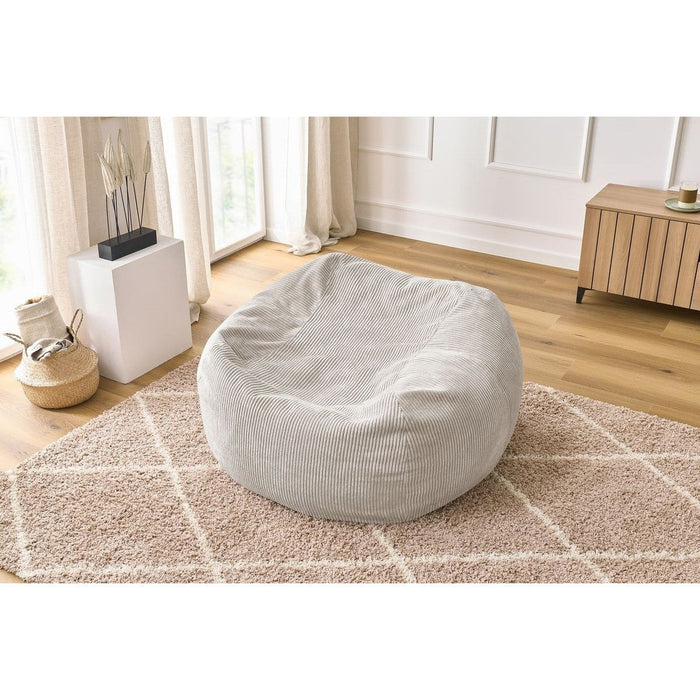 Pouf velours côtelé Voltaire - Bobochic