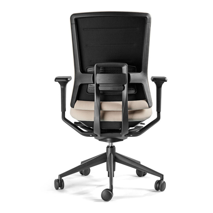 Siège de bureau TNK Flex beige – vue de dos détourée