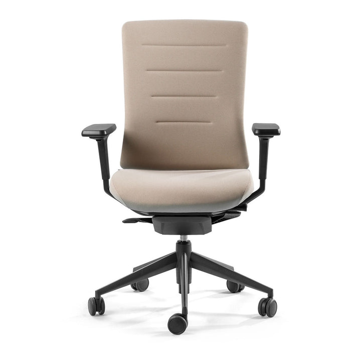 Siège de bureau TNK Flex beige – vue de face détourée