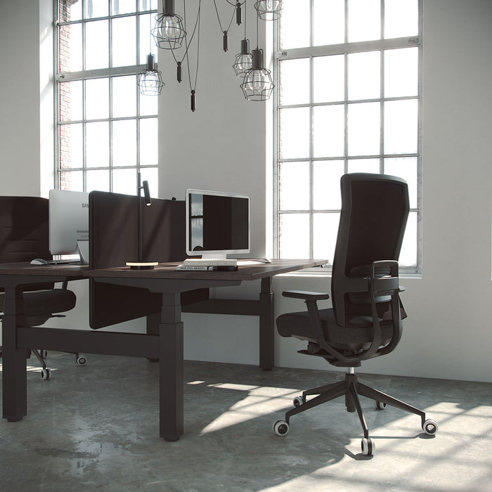 Siège de bureau TNK Flex noir – mise en ambiance open space