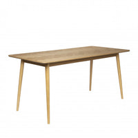 Table à manger chêne et MDF Fabio 160