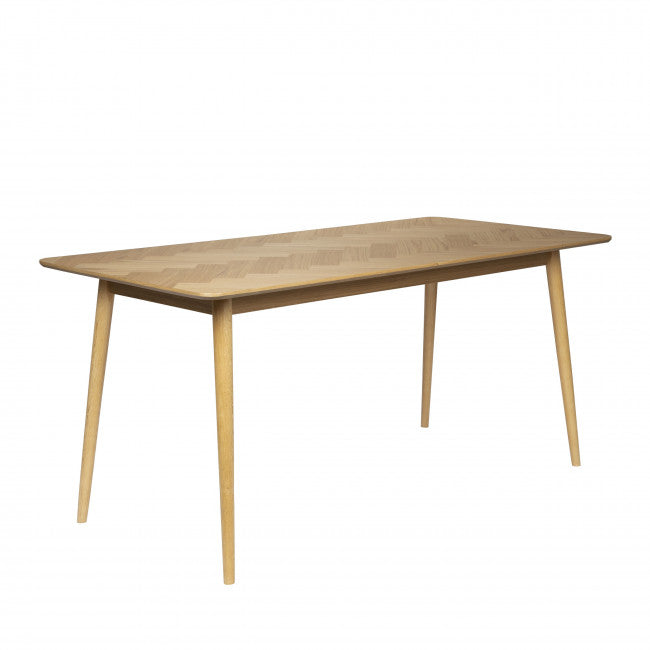 Table à manger chêne et MDF Fabio 160