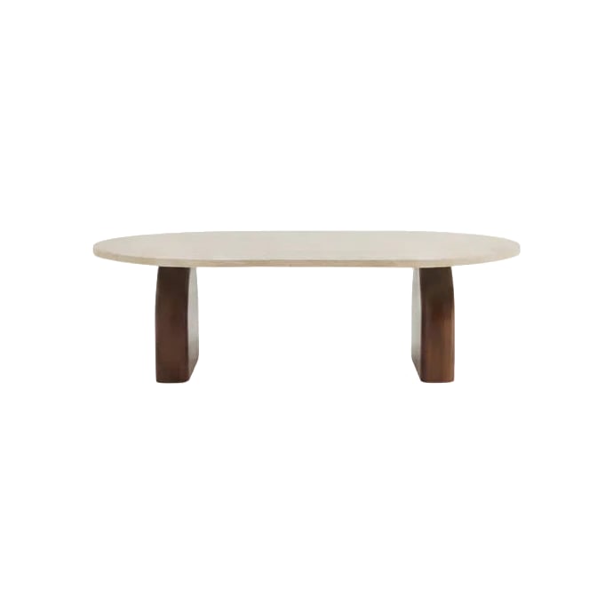 Table basse bois et béton Bimak