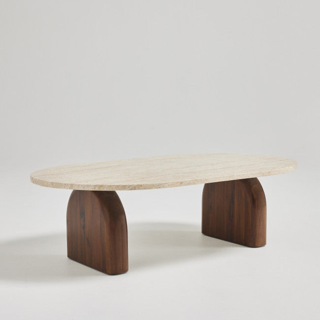 Table basse bois et béton Bimak
