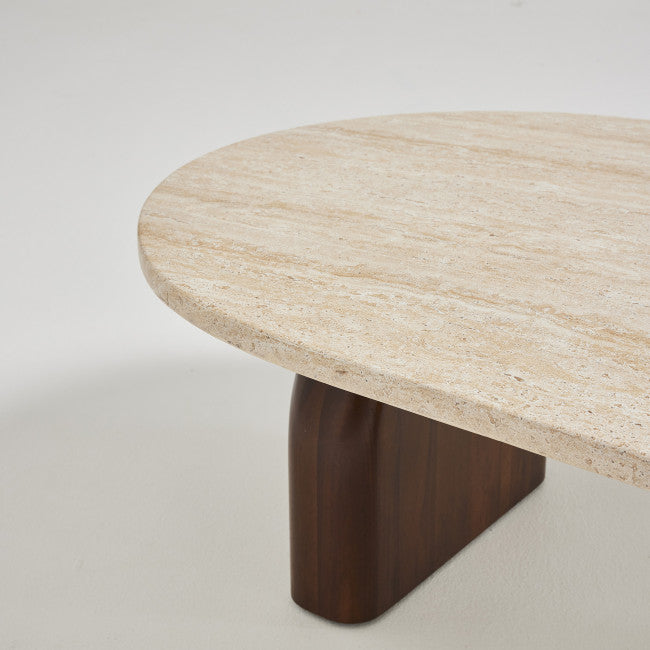 Table basse bois et béton Bimak