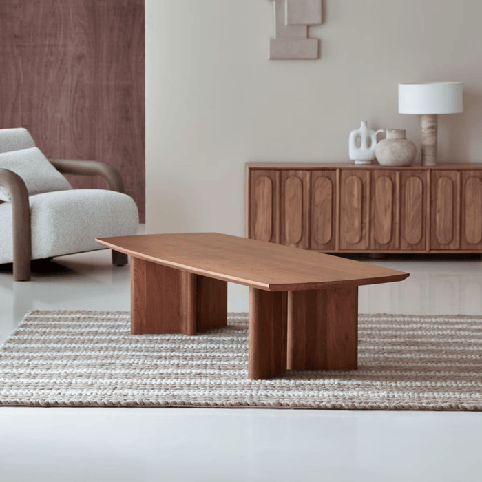 Table basse acacia massif Suzanne - Tikamoon