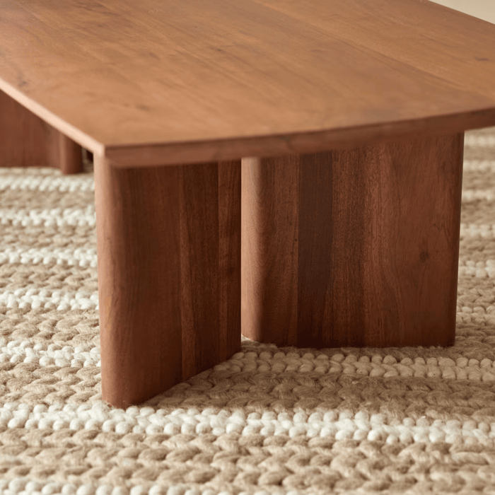 Table basse acacia massif Suzanne - Tikamoon