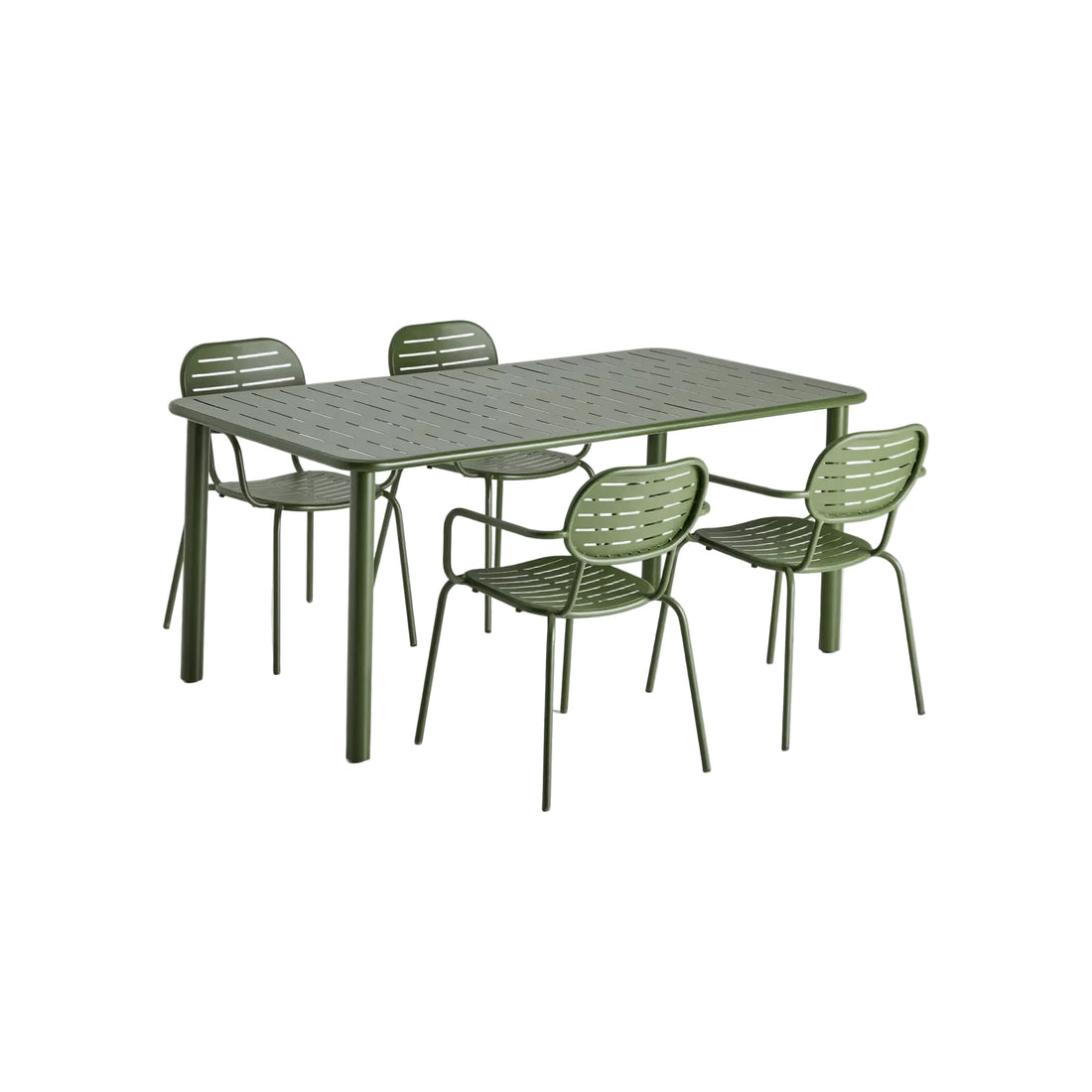 Table de jardin acier avec 4 chaises Sévilla