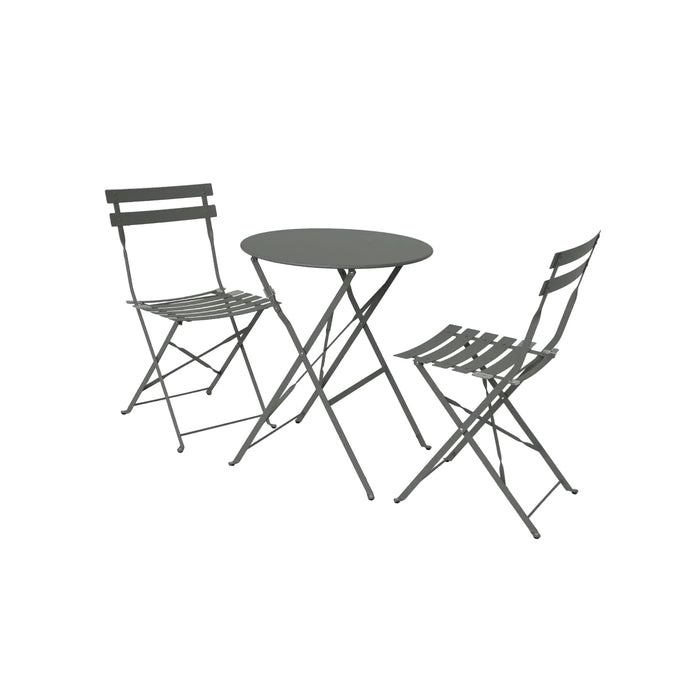 Table de jardin bistrot métal Emilia