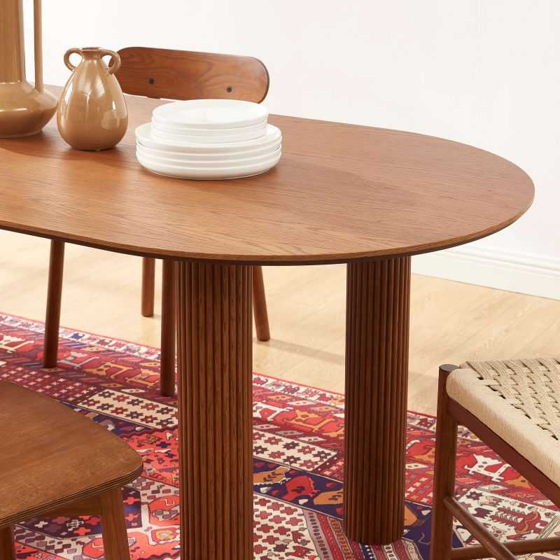 Table à manger placage bois Orion