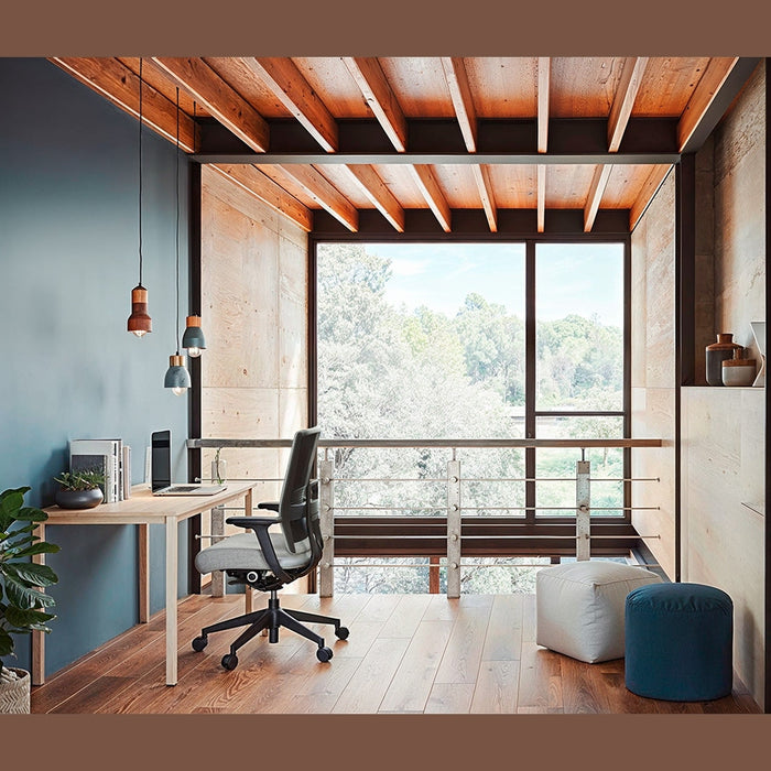 Siège de bureau TNK Flex – bureau à domicile aux tons bois