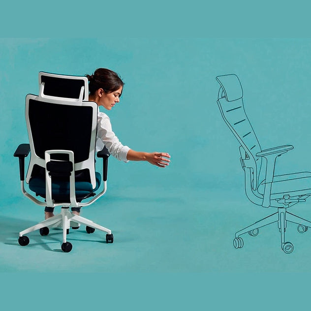 Siège de bureau TNK Flex – illustration de la liberté de mouvement