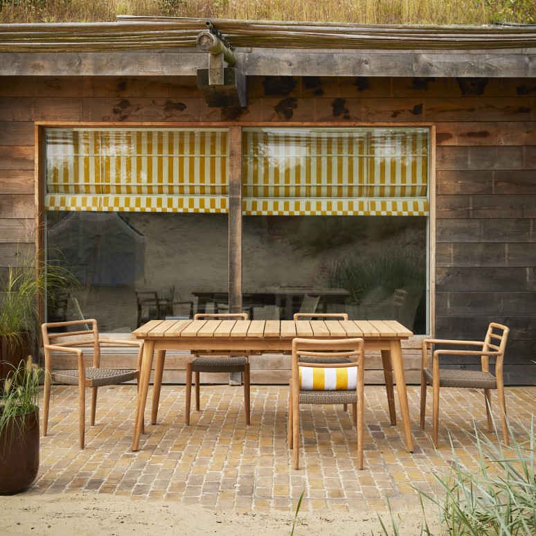 Table de jardin extensible Vadim