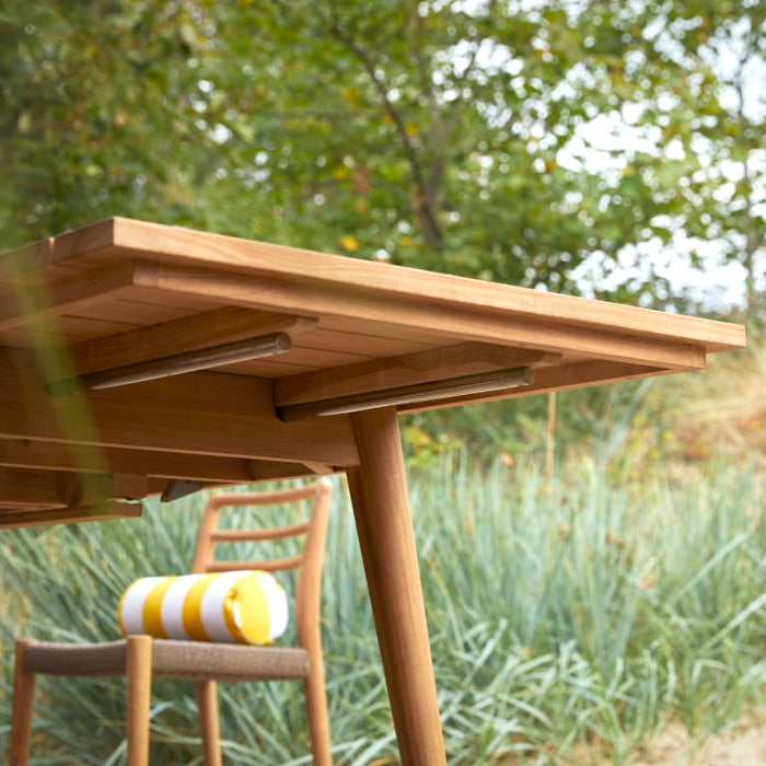 Table de jardin extensible teck massif Vadim