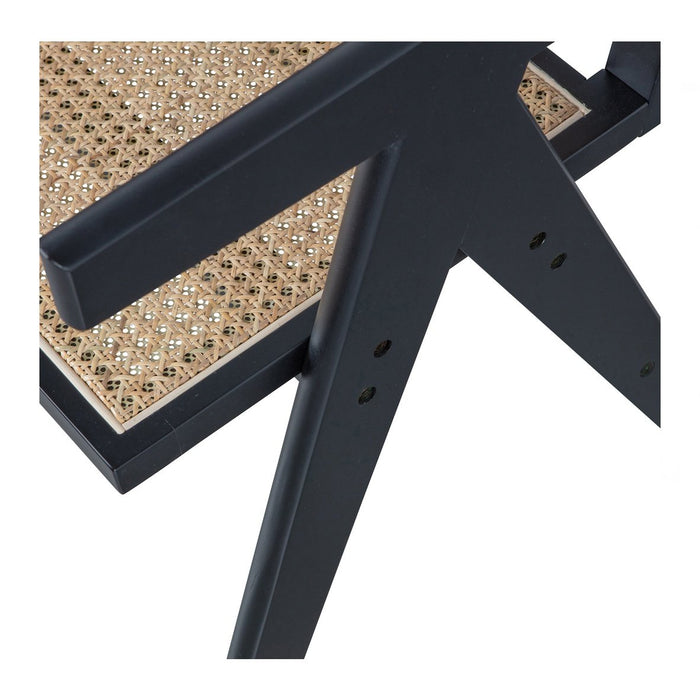 Chaise bois massif et fibres naturelles Gunn