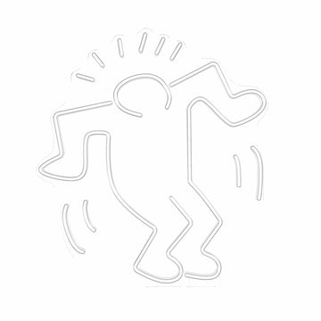 Dancing Man YP x Keith Haring - Yellowpop