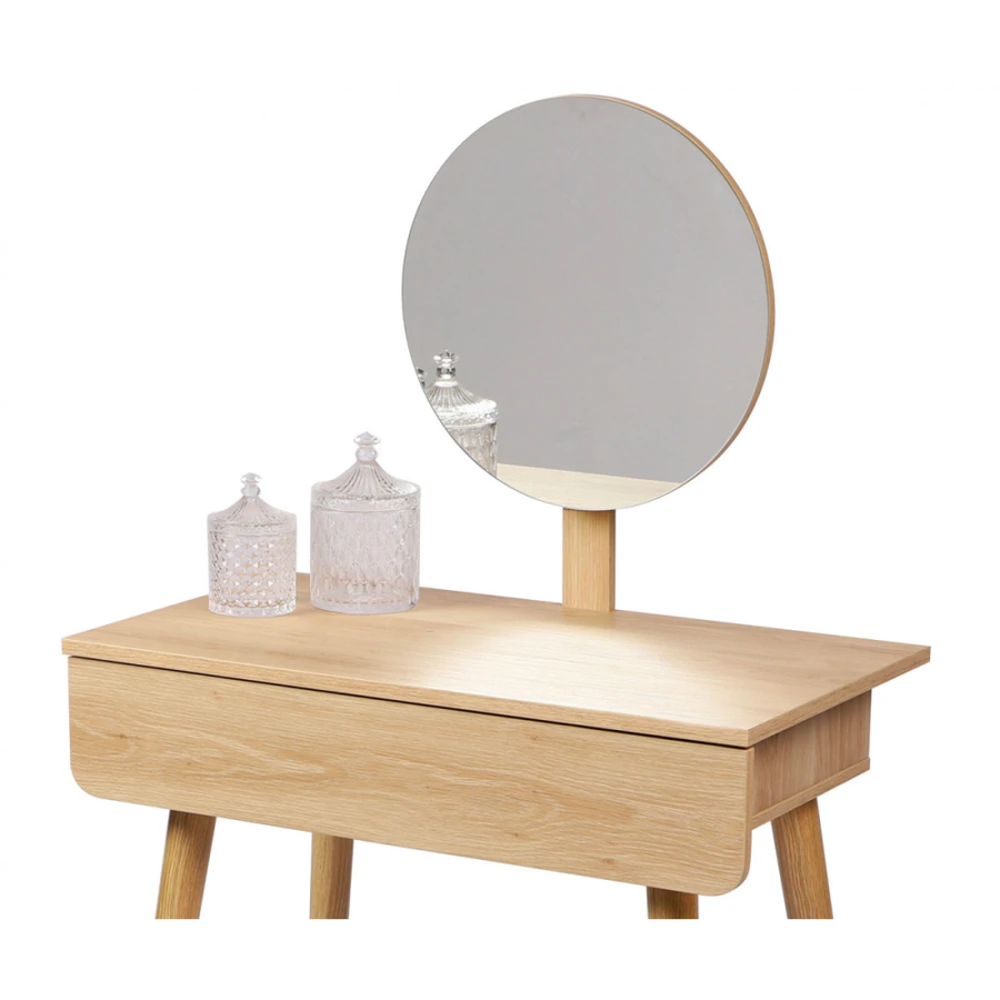 Coiffeuse et pouf Marie
