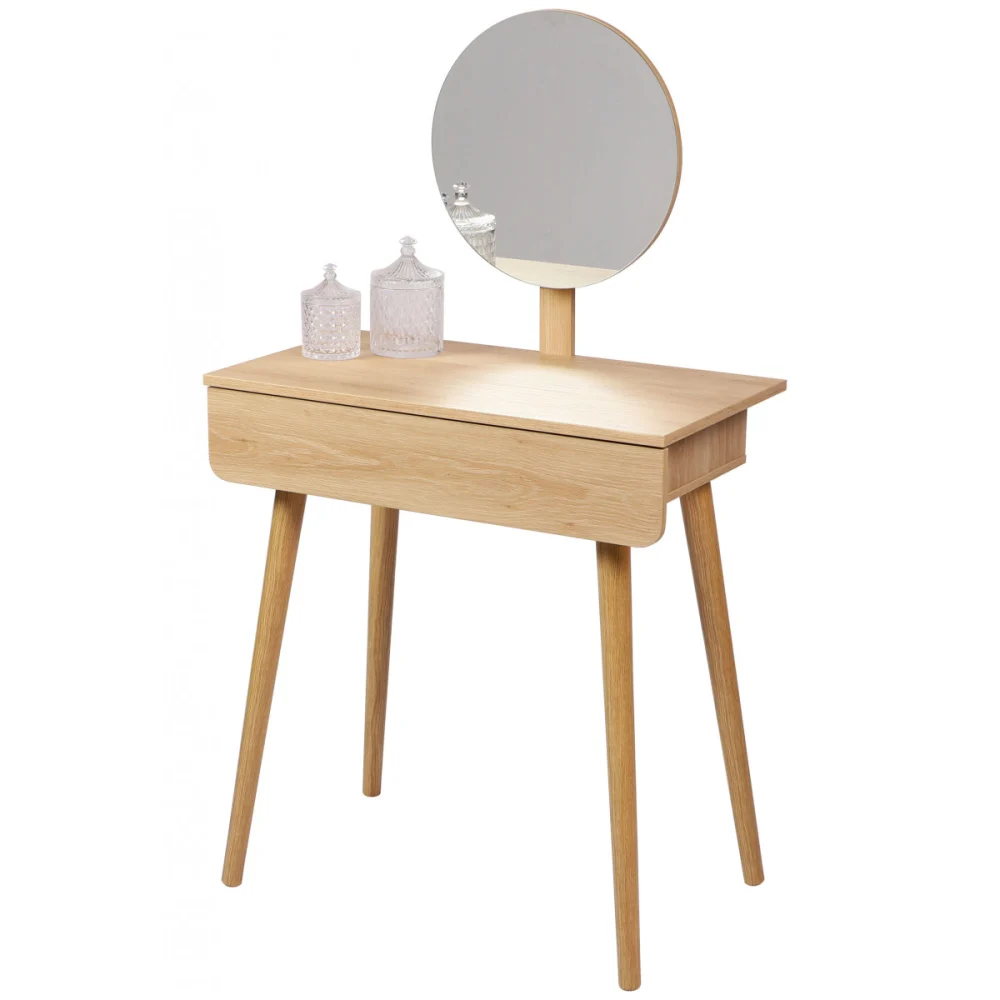 Coiffeuse et pouf Marie