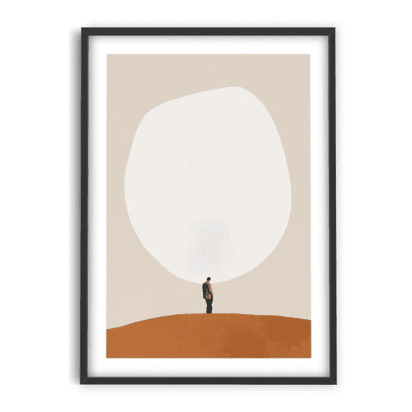 Affiche encadrée - Overthinking