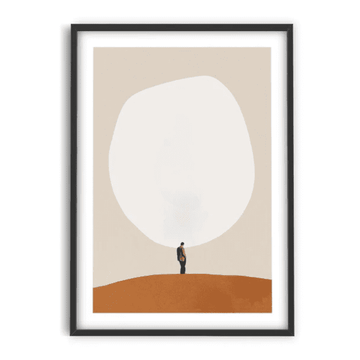 Affiche encadrée - Overthinking