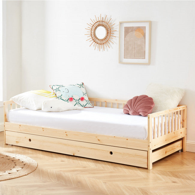 Cadre de lit pour enfant avec tiroir
