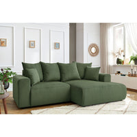 Enjoy Green Corner Sofa - Bobochic
