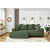 Enjoy Green Corner Sofa - Bobochic
