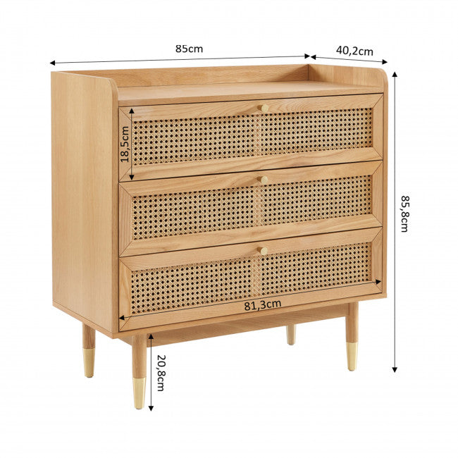 Commode 3 tiroirs Bombong