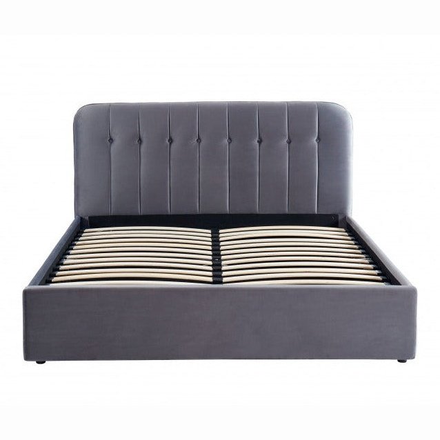 Lit coffre matelassé
