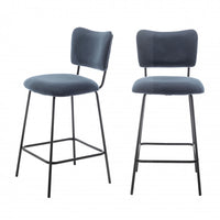 Tabouret Vander bleu