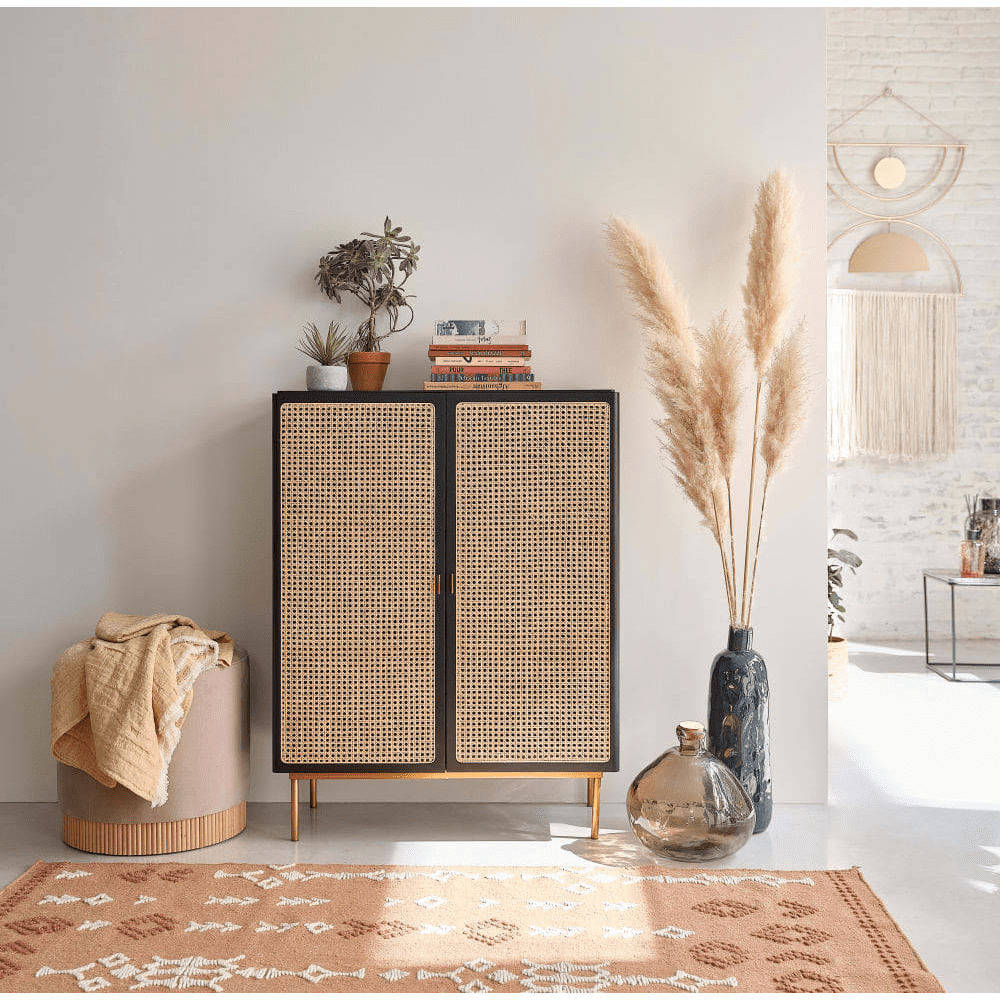 Coiffeuse et pouf Marie